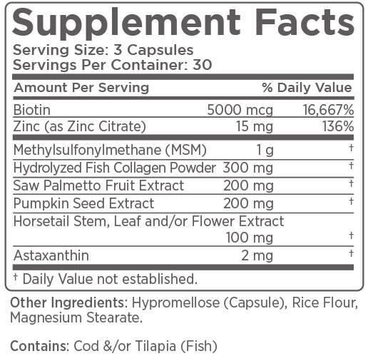 NuFolix supplement facts