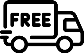 free shipping icon black